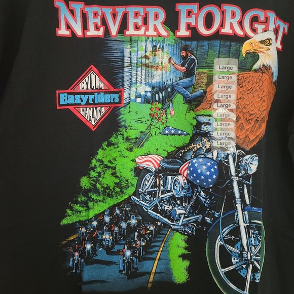 NWT - Easy Riders Never Forget T - Picture 2 of 3